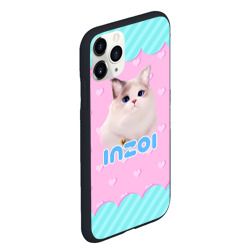 Чехол для iPhone 11 Pro Max матовый Inzoi с кошечкой - фото 2