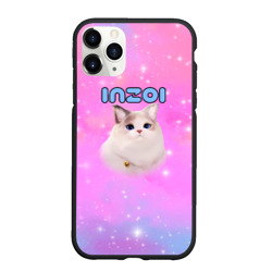 Чехол для iPhone 11 Pro Max матовый Inzoi розовый фон