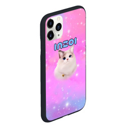 Чехол для iPhone 11 Pro Max матовый Inzoi розовый фон - фото 2