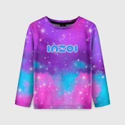 Детский лонгслив 3D Inzoi фиолетовые оттенки 