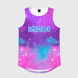 Мужская спортивная майка 3D Inzoi фиолетовые оттенки 