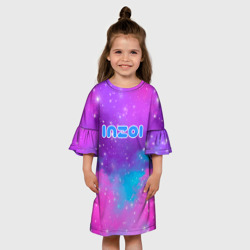 Детское платье 3D Inzoi фиолетовые оттенки  - фото 2