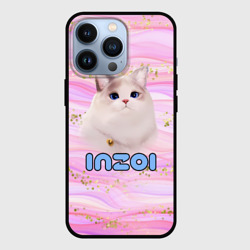 Чехол для iPhone 13 Pro Inzoi розовый фон с золотинками