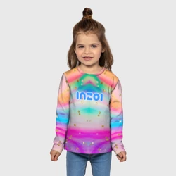 Детский лонгслив 3D Inzoi с золотыми звездочками - фото 2