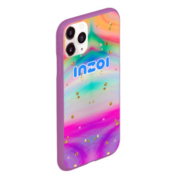 Чехол для iPhone 11 Pro Max матовый Inzoi с золотыми звездочками - фото 2