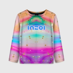 Детский лонгслив 3D Inzoi с золотыми звездочками
