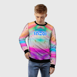 Детский свитшот 3D Inzoi с золотыми звездочками - фото 2