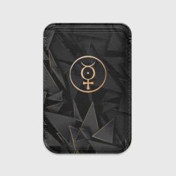Картхолдер Magsafe магнитный Marilyn Manson golden poly