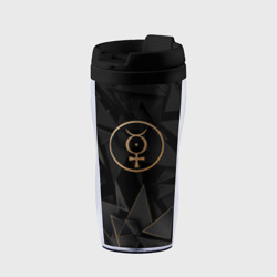 Термокружка-непроливайка Marilyn Manson golden poly