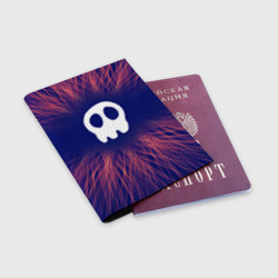 Обложка для паспорта матовая кожа Babymetal red energy - фото 2