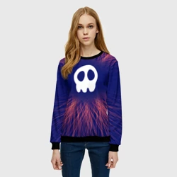 Женский свитшот 3D Babymetal red energy - фото 2