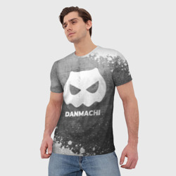 Мужская футболка 3D DanMachi - grey gradient - фото 2