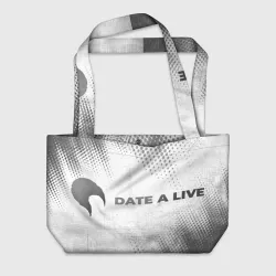 Пляжная сумка 3D Date A Live - white gradient по-горизонтали