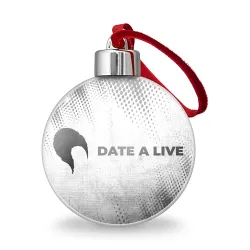 Ёлочный шар Date A Live - white gradient по-горизонтали