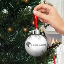 Ёлочный шар Date A Live - white gradient по-горизонтали - фото 2