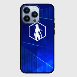 Чехол для iPhone 13 Pro Tomb Raider blue poly