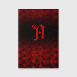 Обложка для паспорта матовая кожа Architects red poly