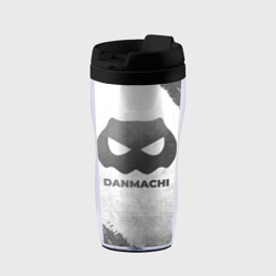 Термокружка-непроливайка DanMachi - white gradient