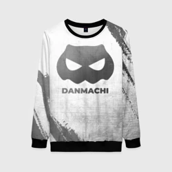 Женский свитшот 3D DanMachi - white gradient