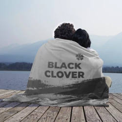 Плед 3D Black Clover - white gradient посередине - фото 2