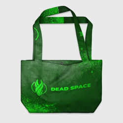 Пляжная сумка 3D Dead Space - green gradient по-горизонтали