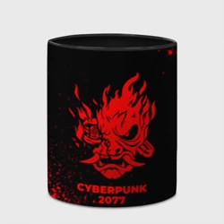 Кружка с полной запечаткой Cyberpunk 2077 - red gradient - фото 2