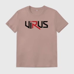 Мужская футболка хлопок Virus