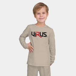 Детская пижама с лонгсливом хлопок Virus - фото 2