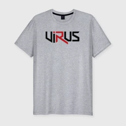Мужская футболка хлопок Slim Virus