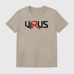 Мужская футболка хлопок Virus