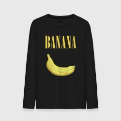 Мужской лонгслив хлопок Nirvana banana