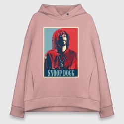 Женское худи Oversize хлопок Snoop Dogg style