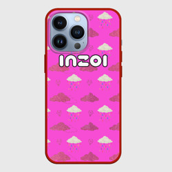 Чехол для iPhone 13 Pro Inzoi логотип игры на розовом