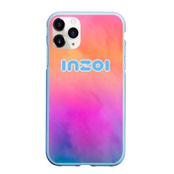 Чехол для iPhone 11 Pro Max матовый Inzoi розово-оранжевый фон