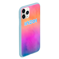 Чехол для iPhone 11 Pro Max матовый Inzoi розово-оранжевый фон - фото 2