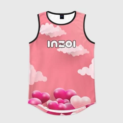 Мужская спортивная майка 3D Inzoi сердечки и облака 