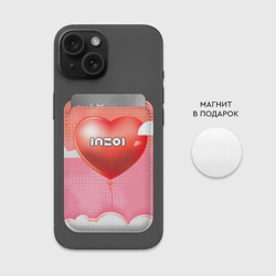 Картхолдер Magsafe магнитный Inzoi логотип на сердце  - фото 2