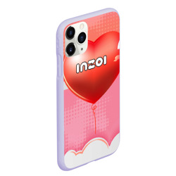 Чехол для iPhone 11 Pro Max матовый Inzoi логотип на сердце - фото 2