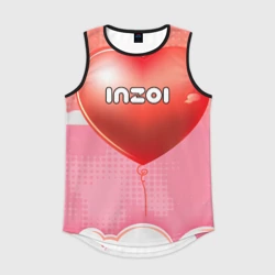 Мужская спортивная майка 3D Inzoi логотип на сердце 