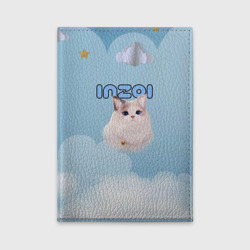 Обложка для автодокументов Inzoi котик и облачка 