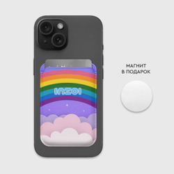 Картхолдер Magsafe магнитный Inzoi логотип на радуге - фото 2
