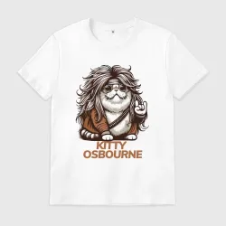 Мужская футболка хлопок Kitty Osbourne