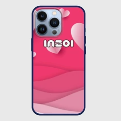 Чехол для iPhone 13 Pro Inzoi розовые сердечки