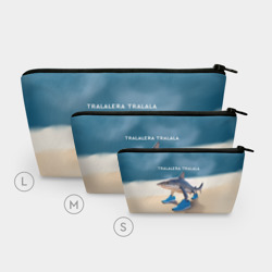 Косметичка 3D Акула в кроссовках - Тралалера Тралала брейнрот мем - фото 2