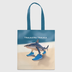 Шоппер 3D Акула в кроссовках - Тралалера Тралала брейнрот мем