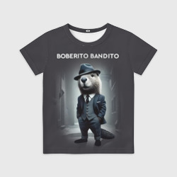 Детская футболка 3D Бобер бандин мем