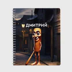 Тетрадь Дмитрий с битой - Тун Тун Тун Сахур мем