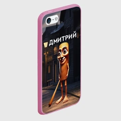 Чехол для iPhone 5/5S матовый Дмитрий с битой - Тун Тун Тун Сахур мем - фото 2