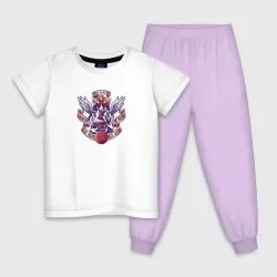 Детская пижама с белой футболкой Professor Solus