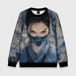 Детский свитшот 3D Китана пронзительный взгляд